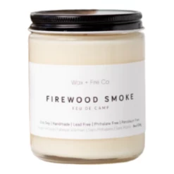 Wax + Fire Co. Firewood Smoke Soy Candle