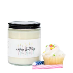 Wax + Fire Co. Happy Birthday Soy Candle