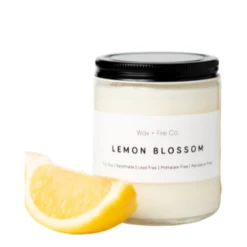 Wax + Fire Co. Lemon Blossom Soy Candle