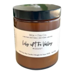 Wax + Fire Co. Lily Of The Valley Soy Candle